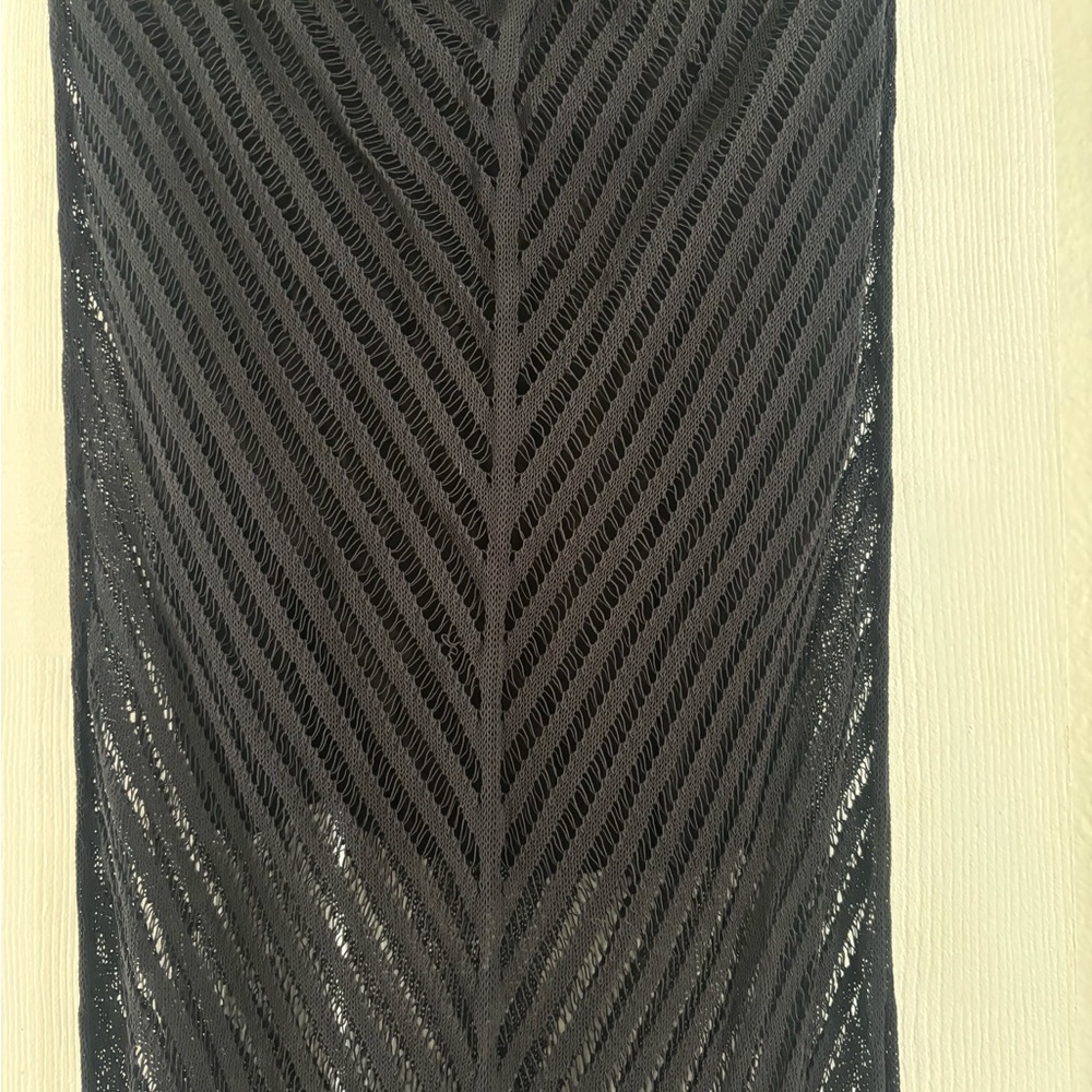 Rag and bone fishnet long skirt with a slit perfect condition